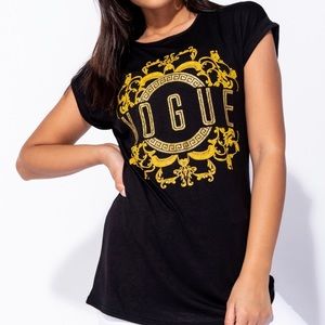 Black and Gold T-shirt
